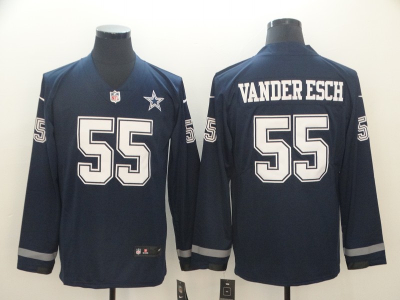 Men's Dallas Cowboys Leighton Vander Esch #55 Navy Jersey